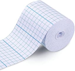 Ikke-vevd deksel-strekktape Andas non-woven tape beskyttende lim Hvit 5 m