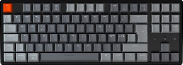 Keychron K8 trådløst tastatur (Gateron Brown brytere)