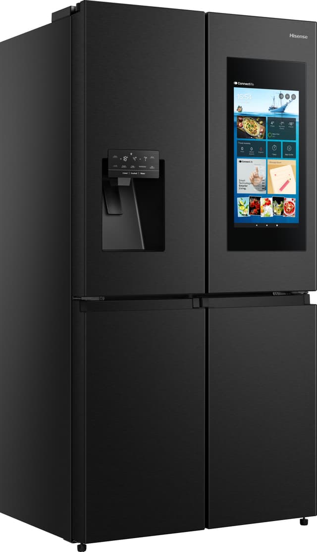 Hisense French Door kombiskåp RQ760N4IFE (svart)