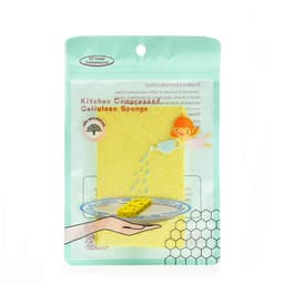 5-pakkaus astianpesusieni keittiöön - keltainen