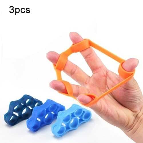 Finger Styrketräning gummiremmar i 3-pack