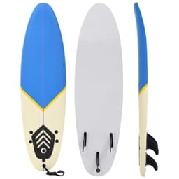 vidaXL Surfbräda 170 cm blå och gräddvit