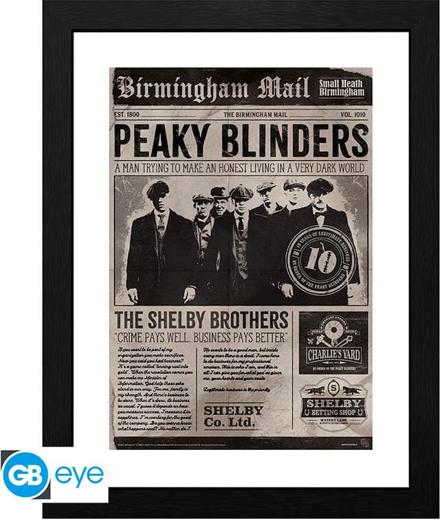GB Eye Peaky Blinders juliste (10th Anniversary Newspaper)