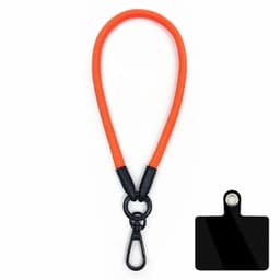Handledsrem 10mm med fästbricka - Orange