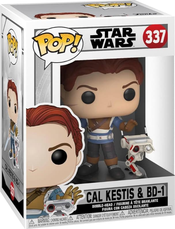 Funko Pop! Vinyl SW Jedi Fallen Order Cal Kestis og DB1 figur