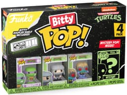 Funko TMNT actionfigursett 4-pakning (Donatello, Shredder, Baxter Stockman)