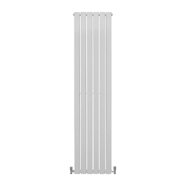 Designer Flat Panel Radiatorer Glans Hvid 1800mm x 420mm