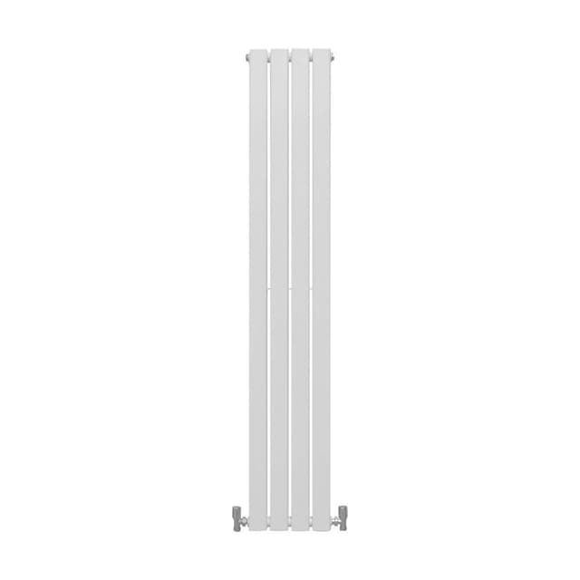 Designer Flat Panel Radiatorer Glans Hvid 1600mm x 280mm