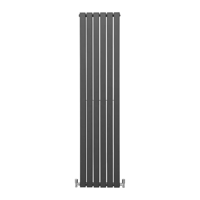 Designerradiatorer med Platta Paneler Mörkgrå 1800mm x 420mm