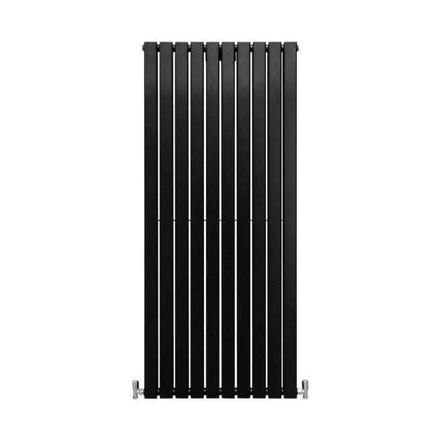 Designer Fladpanel Radiatorer Mat Sort 1600mm x 700mm