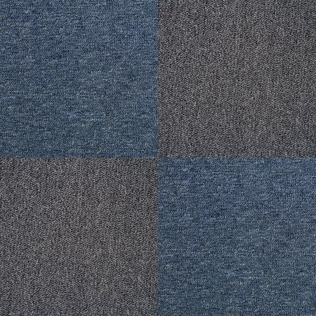 40 x Matta Kakel 10m2 / Storm Blue & Charcoal Black