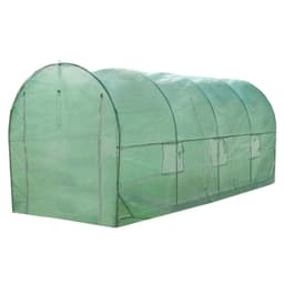 Galvanisert Polytunnel Drivhus 19mm 5 x 2m Utendørs