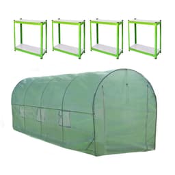 Polytunnel 19mm 5m x 2m med rack