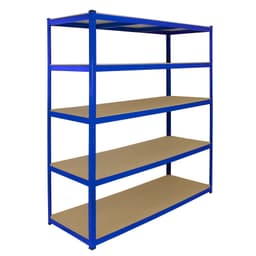 Monster Racking T-Rax Ekstra Brede Opbevaringshylder, Blå, 160cm B, 60cm D