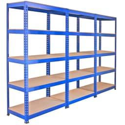 3 x Q-Rax 90 x 50 x 180cm Blå