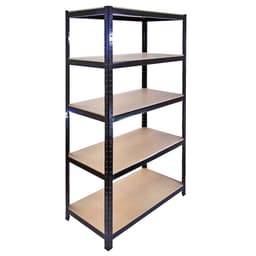 Monster Racking T-Rax Metal Opbevaringshylder, Sort, 90cm B, 45cm D