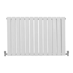 Designer Flat Panel Radiatorer Glans Hvid 600mm x 910mm