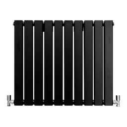 Designer flatpanelradiatorer 600x700mm – Mattsvart