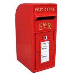 Röd Royal Mail Postbox