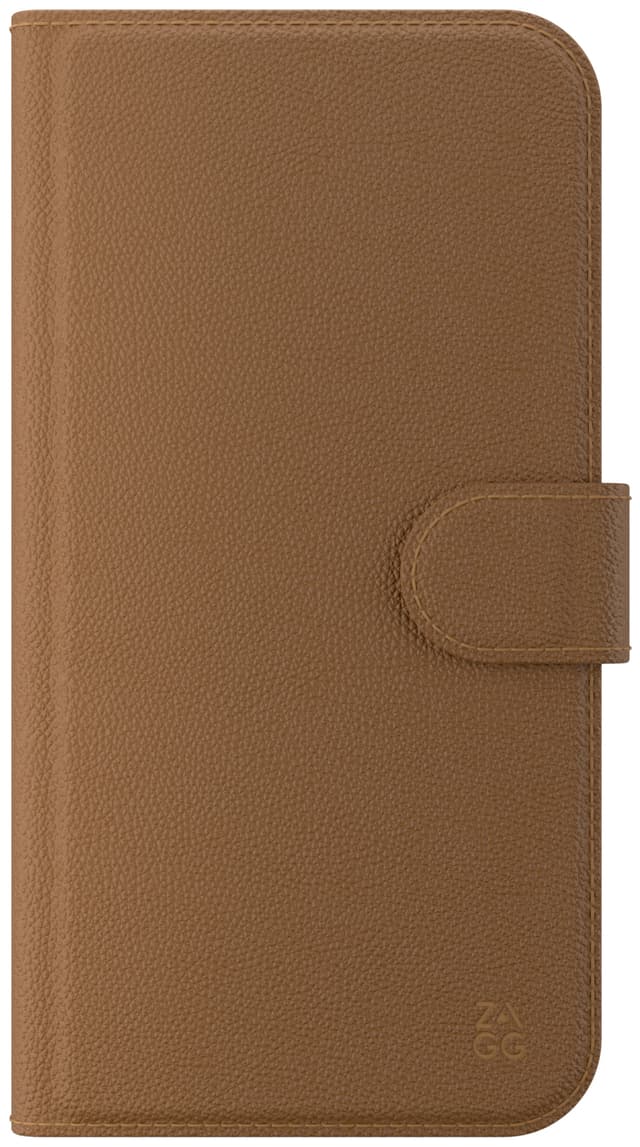 Zagg iPhone 12/12 Pro lommebokdeksel (brun)