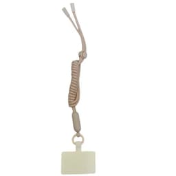 Mobilhalsband 5mm med fästbricka - Khaki