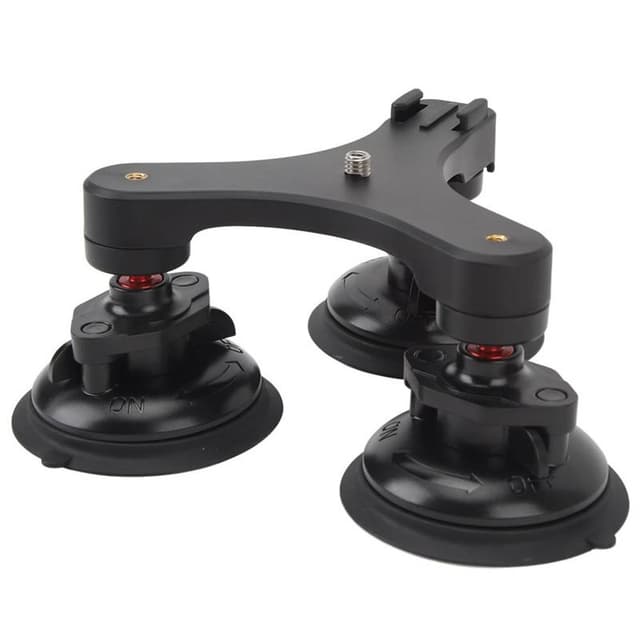 Sunnylife tredobbelt sugekop kameraholder til DJI Osmo Pocket 3