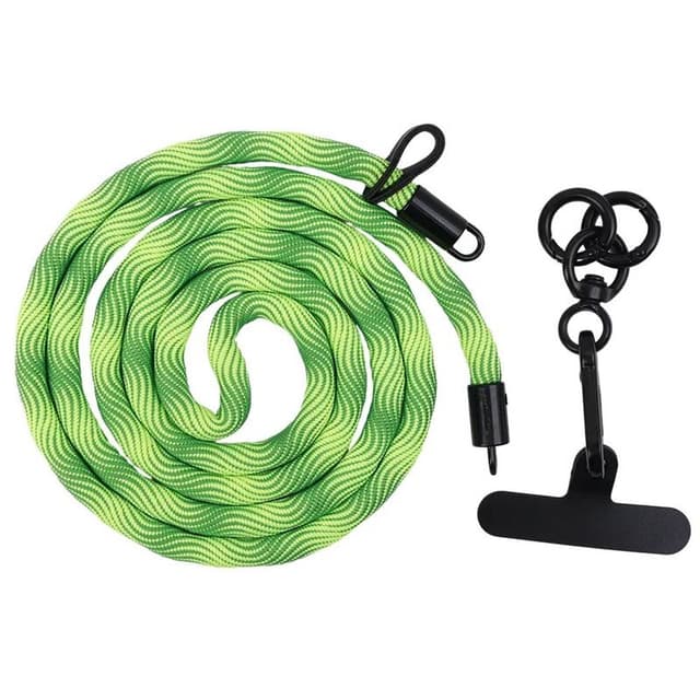 Mobilhalsband 7mm med fästbricka - Glowing Grapes