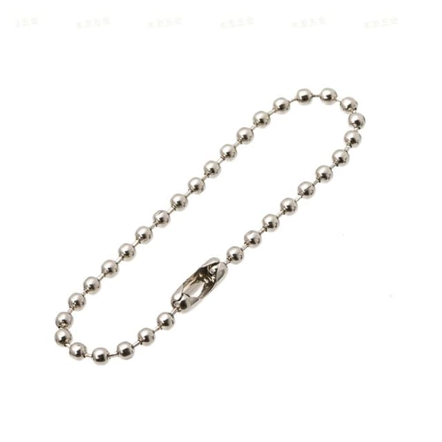 Kulkedja med Lås, 10-pack Silver 12 cm