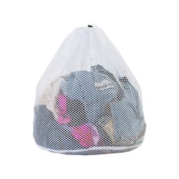 Netvaskepose med snoretræk kan maskinvaskes - groft mesh type S 30x40 cm