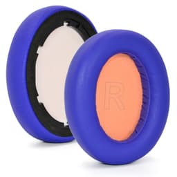 Protein læder ørepuder erstatning til Anker Soundcore Life Q10/Q10 BT Blå