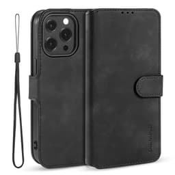 Flip Folio-deksel med kortholder Kickstand beskyttelsesdeksel for iPhone Sort iPhone 13