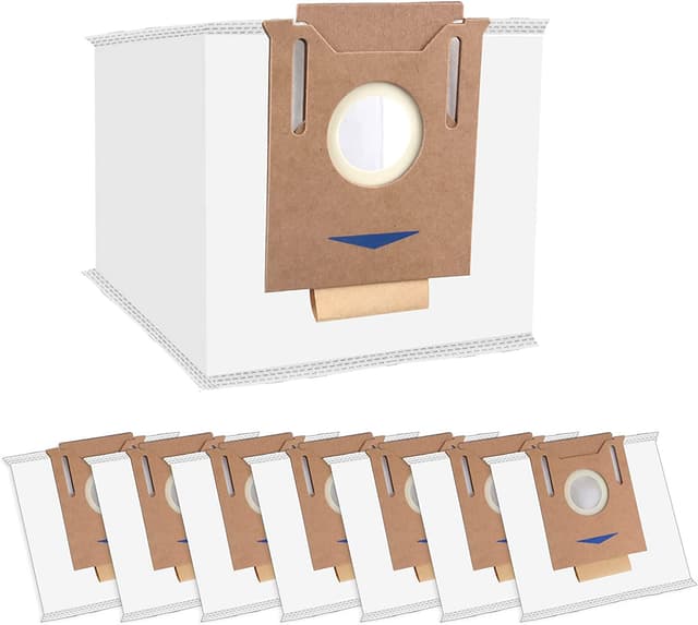Dammsugarpåsar 8-pack   Ecovacs DEEBOT OZMO T8/T8 AIVI/T8 MAX/N8 Pro/N8 Pro Plus, Yeedi Vac/Yeedi Vac MAX