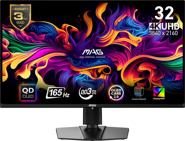 MSI MAG 321UP 31.5" QD-OLED bildskärm gaming