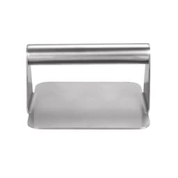 Burgerpresse i rustfritt stål