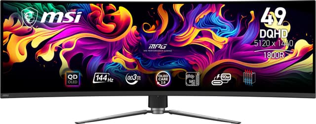 MSI MPG 491CQP 49" QD-OLED buet gamingskjerm