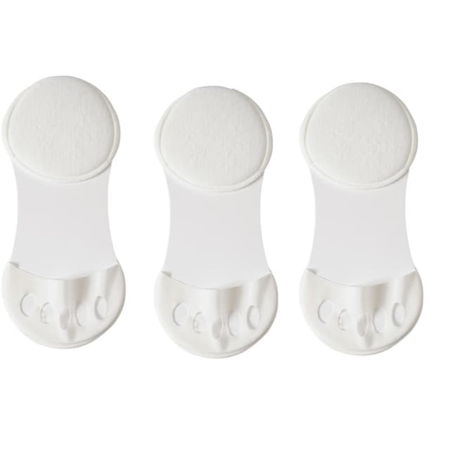 3 par Ice Silk Invisible Sole-sokker Hvid S