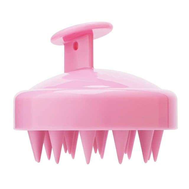 Børste for hodebunnsmassasje og peeling Rosa