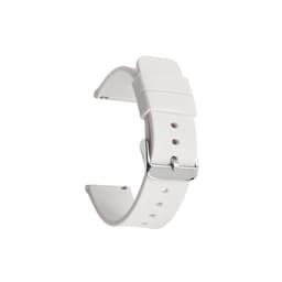 Universal silikone urrem med naturlige lugs Hvid 16 mm