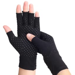 Fingerlösa Kompressionshandskar, 1 Par Black S