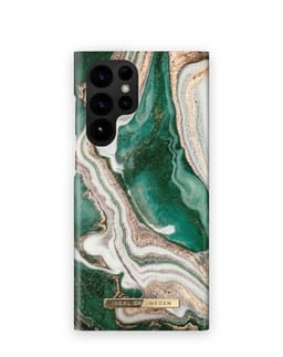 Printed Case Galaxy S22 Ultra Golden Jade Marble