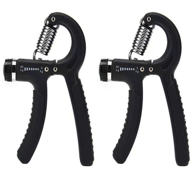 Håndgrepstrener med justerbar motstand 5-60 kg 2-pakning