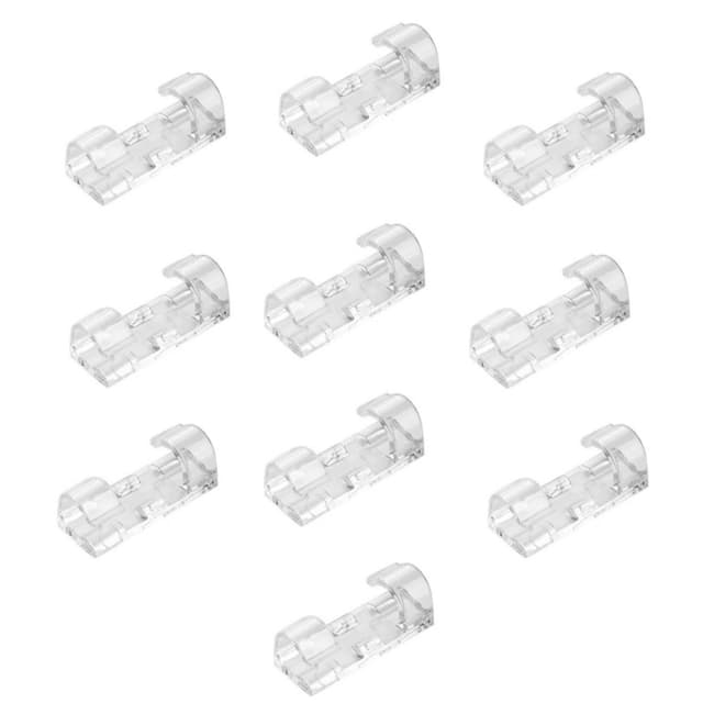 10-pak kabelclips Wire Organizer Kabelstyringsklips
