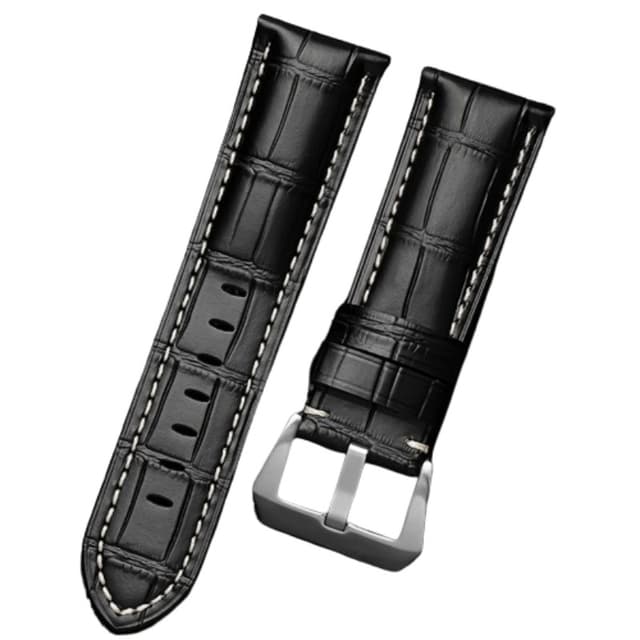 Udskiftningsurrem til Panerai Luminor Sort 24 mm