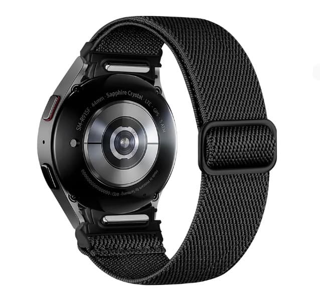 Samsung Galaxy Watch 6 armbånd med justerbar spenne Sort