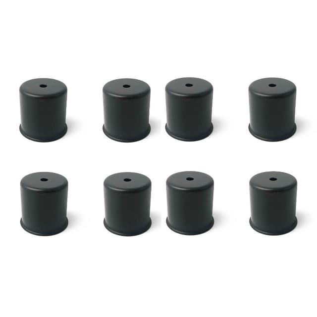 8-pakning med lysestaker for DIY lysestaker Sort