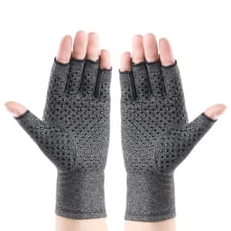 Fingerløse kompresjonshansker, 1 par Black S