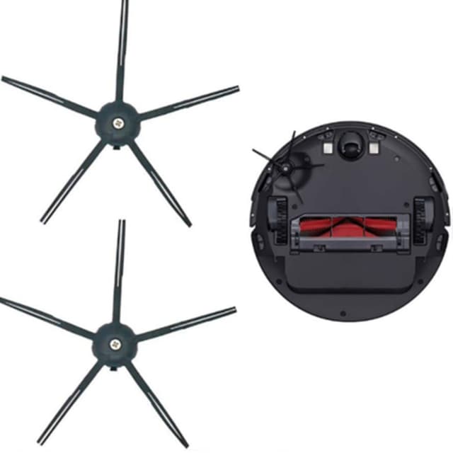 Sidoborste 2-pack Svart