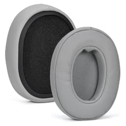 2-pak erstatningsørepuder til Skullcandy Crusher Wireless/Crusher ANC/Hesh3 Lysegrå
