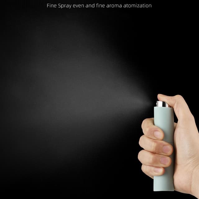 Mini genopfyldelig parfumeflaske 2-pak Sort 10 ml
