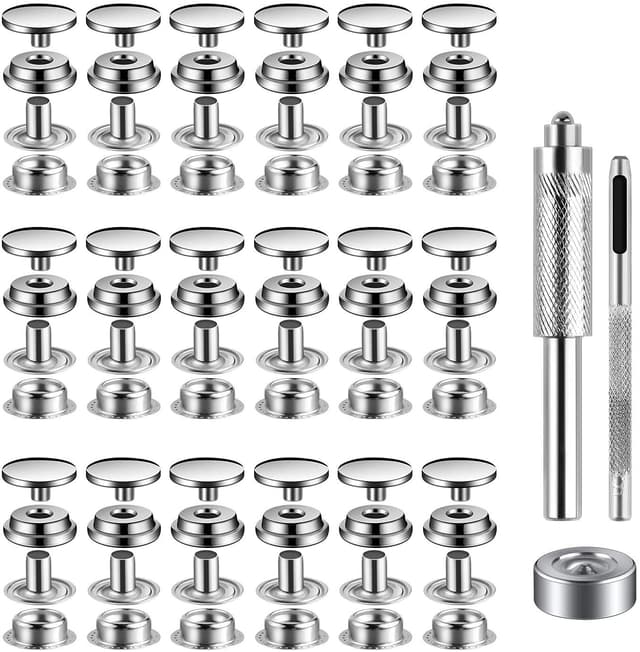 15 mm Snap Lock Set - Työkalusarja painonapeilla Silver